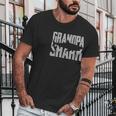 Grandpa Shark Fathers Day Gift Dad Birthday Gifts Men T-Shirt