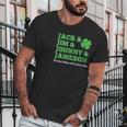 Jack Jim Johnny Jameson Four Fathers Of St Patricks Men T-Shirt