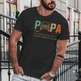 Jeep Papa Noun Like A Dad Just Way Cooler Vintage Men T-Shirt