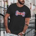 Mirage Pet Products 1Bone Shaped United Kingdom Union Jack Flag Men T-Shirt