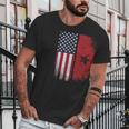 Moorish American Flag Morocco Usa Moroccan Star Men T-Shirt