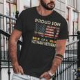 Proud Son Of Vietnam Veteran American Flag Men T-Shirt