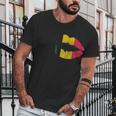 Reggae Kissing Lips Flag Men T-Shirt