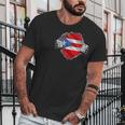 Super Puerto Rican Heritage Puerto Rico Roots Flag Gift Men T-Shirt