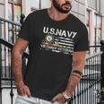 Us Navy Vietnam Veteran Usa Flag Vietnam Vet Flag Gift Graphic Design Printed Casual Daily Basic Men T-Shirt