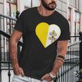 Vatican City Flag Heart Men T-Shirt