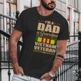 Veterans Day Im A Dad Grandpa And A Vietnam Veteran Meaningful Gift Graphic Design Printed Casual Daily Basic Men T-Shirt