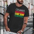 Vintage Ghana Ghanaian Flag Men T-Shirt