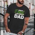 Weed Worlds Dopest Dad Funny Leaf Fashion Graphic Design Printed Casual Daily Basic Men T-Shirt