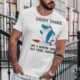 Daddy Gift Daddy Shark Like A Normal Dad But More Awesome Men T-Shirt