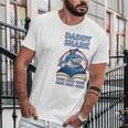 Daddy Shark Reading Book Men T-Shirt