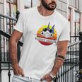 Daddy Shark On Vintage Sunset Men T-Shirt