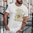 Usmc Veteran I Am The Storm Gold Effect Men T-Shirt