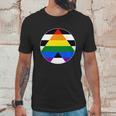 Ally Flag Circle Pyramid Pride Men T-Shirt