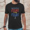 Autism Awareness Autistic Grandsons Fight Grandparent Men T-Shirt