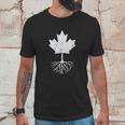 Canadian Roots Maple Leaf Canada Flag Design For Canadiens Men T-Shirt