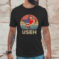 Funny Useh America Canada Flag American Canadian Men T-Shirt