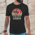 Funny Useh America Canada Flag American Men T-Shirt