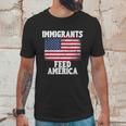 Immigrants Feed America With America Flag Men T-Shirt