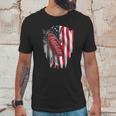 Peterbilt Logo Red Design Usa Flag American Independence Day Truck Fans Patriots Shirts Men T-Shirt