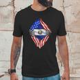 Super Salvadoran Heritage El Salvador Roots Usa Flag Men T-Shirt