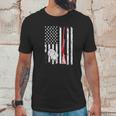 Turkey Hunting American Flag Rifle Weathered Men T-Shirt