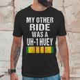 Vietnam Veteran Biker Uh-1 Huey Helicopter Men T-Shirt