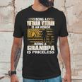 Mens Being Vietnam Veteran Is An Honor Grandpa Is Priceless Men T-Shirt