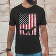 Vintage Honey Badger American Flag Animals Lover Men T-Shirt