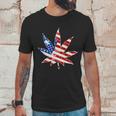 Vintage Weed American Flag 420 Men T-Shirt