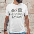 Grandaddy Loves Me Elephant Infant Creeper Men T-Shirt