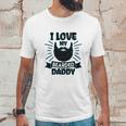 I Love My Bearded Daddy For Fathers Day With Grunge Infant Creeper Men T-Shirt