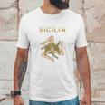 Sicilian Pride Sicilian Flag Trinacria Men T-Shirt