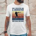 Vintage I Created A Monster Shooting She Calls Me Dad 2020 Men T-Shirt