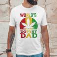 Weed Worlds Dopest Dad Funny Leaf Cool Vintage Men T-Shirt