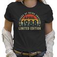 33 Years Old 33Rd Birthday Men Women Decorations April 1988 Ver2 Women T-Shirt