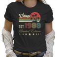 Womens 34Th Birthday Born 1988 Vintage Limited Edition 34 Birthday V-Neck Women T-Shirt