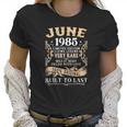 36Th Birthday Decorations June 1985 Men Women 36 Years Old Women T-Shirt