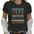 50Th Birthday Gift 50 Years Old Retro Vintage January 1972 Women T-Shirt