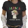 Alpaca Nother Bowl Weed Smoking Llama Cannabis Leaf Stoner Graphic Design Printed Casual Daily Basic Women T-Shirt