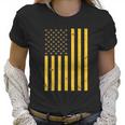 American Flag Honeycomb Honey Bee Beekeeping Beekeeper Women T-Shirt