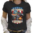 American Pride Classic Fifties Muscle Car Hot Rod Cartoon Women T-Shirt