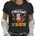 Anime Manga Gaming Cosplay Merry Christmas Senpai Notice Me Women T-Shirt