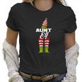 Aunt Elf Funny Pj Christmas Pajama Jammie Women T-Shirt