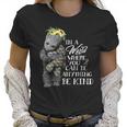 Baby Groot Hug Bear Autism In A World Where You Can Be Anything Be Kind Women T-Shirt