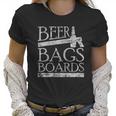 Beer Bags Boards Funny Cornhole T-Shirt Women T-Shirt