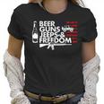 Beer Guns Jeeps & FreedomWomen T-Shirt