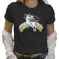 Betty Boop Cartoon Unicorn And Rainbows Women T-Shirt