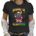 Beware Of Krampuss Cat Krampus Christmas Krampus Women T-Shirt