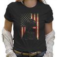 Black Labrador Gift Usa Flag Lab Owner Duck Hunter Women T-Shirt